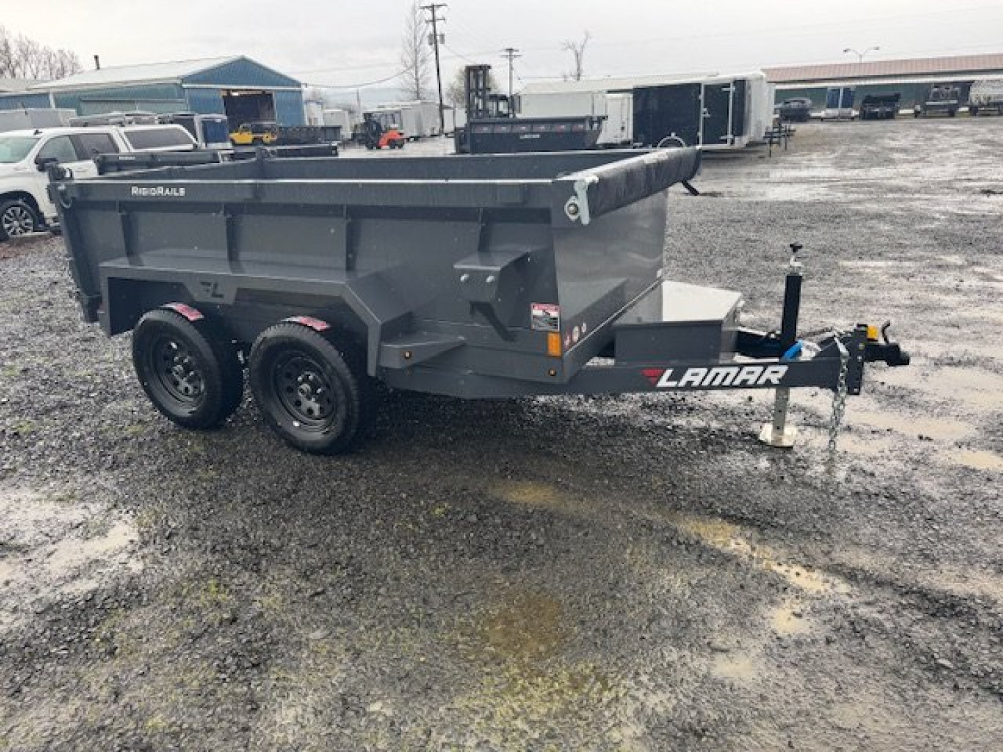New 2025 Lamar Trailers Single Axle - 60" x 10' - 14K Dump Trailer 24" SIDES