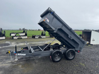 New 2025 Lamar Trailers Single Axle - 60" x 10' - 14K Dump Trailer 24" SIDES