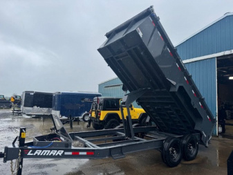 New 2025 Lamar Trailers 83  x 16' -14K Dump Trailer 36  SIDES