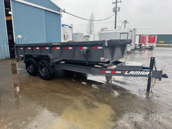 New 2025 Lamar Trailers DL83 X16' 14K Dump Trailer 24  SIDES