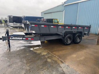 New 2025 Lamar Trailers DL83"X16' 14K Dump Trailer 24" SIDES