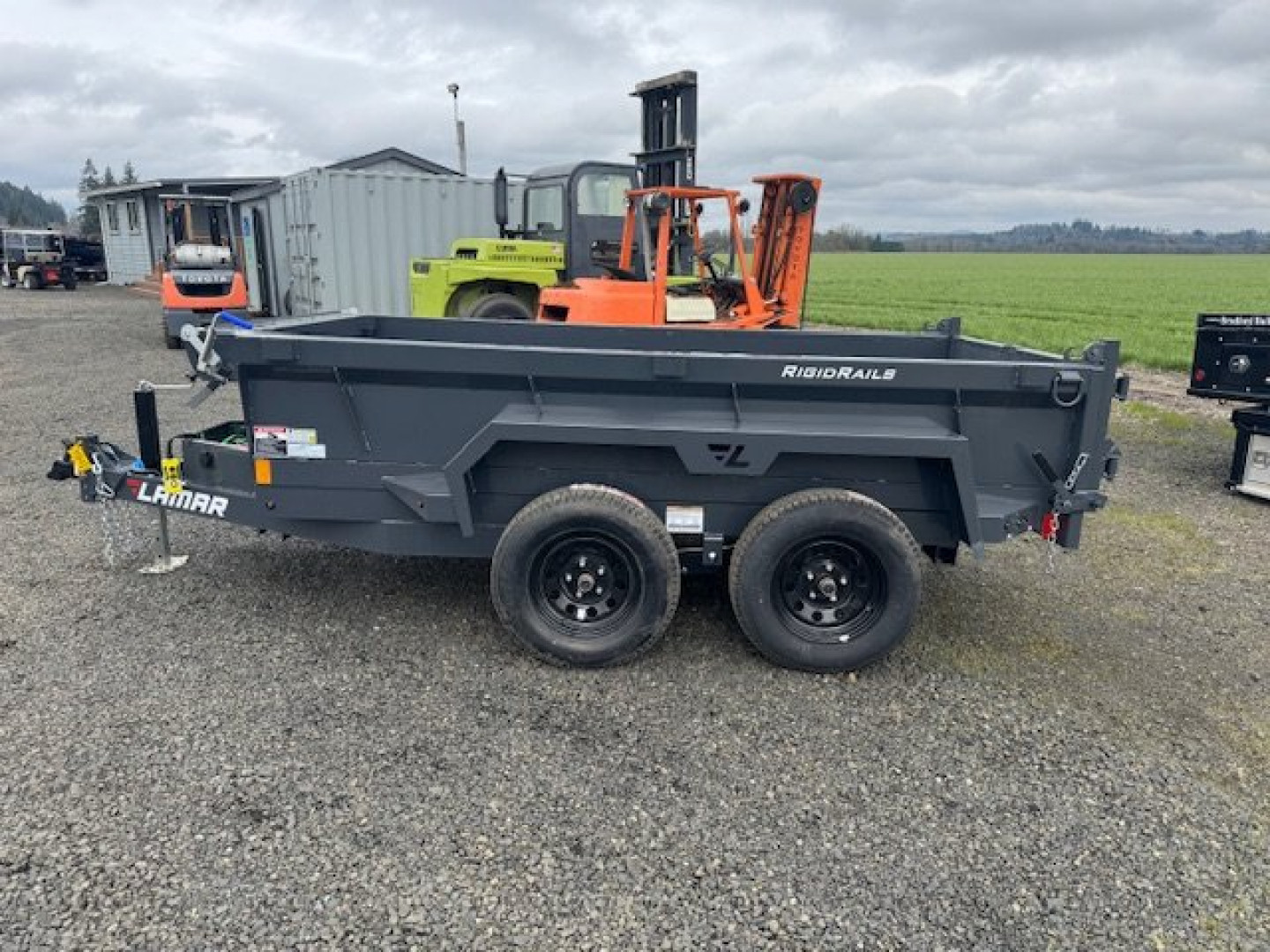 New 2025 Lamar Trailers Inc DS 60" X 10' 7k Dump Trailer 18" SIDES