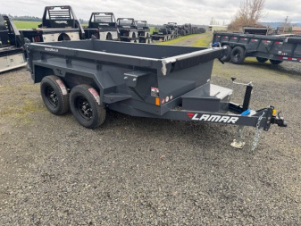 New 2025 Lamar Trailers Inc DS 60" X 10' 7k Dump Trailer 18" SIDES