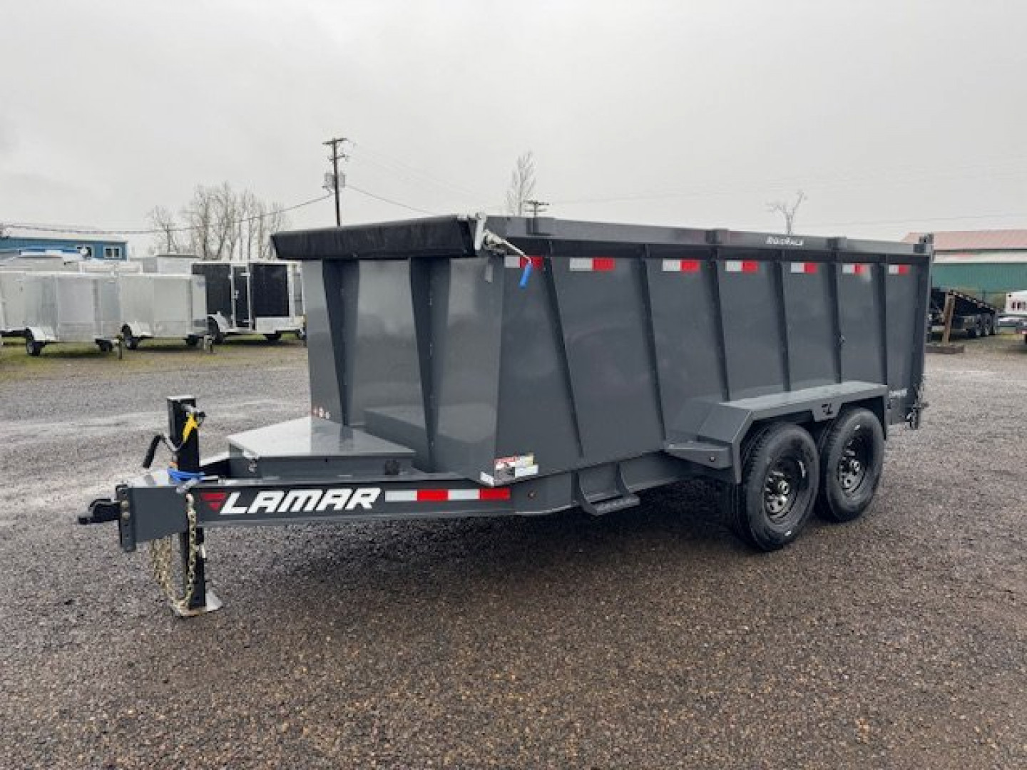 New 2025 Lamar Trailers DL 83"X14'/14K DUMP Dump Trailer 48" SIDES