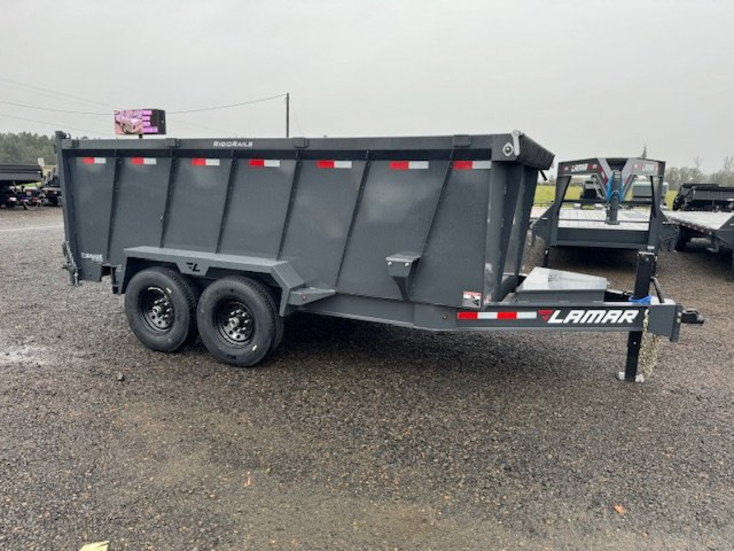 New 2025 Lamar Trailers DL 83"X14'/14K DUMP Dump Trailer 48" SIDES