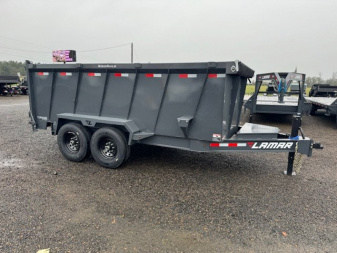 New 2025 Lamar Trailers DL 83"X14'/14K DUMP Dump Trailer 48" SIDES