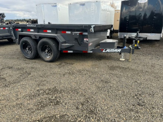 New 2025 Lamar Trailers DM 77 X10'/10K DUMP Dump Trailer 18  SIDES