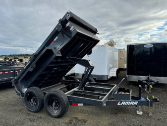 New 2025 Lamar Trailers DM 77"X10'/10K DUMP Dump Trailer 18" SIDES