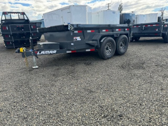 New 2025 Lamar Trailers DM 77 x 10'/10K DUMP Dump Trailer 18  SIDES