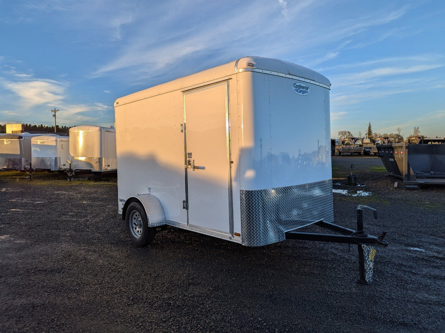New 2025 CONTINENTAL CARGO TW6X10/3K SA Cargo / Enclosed Trailer PLUS EXTRA 6" HEIGHT