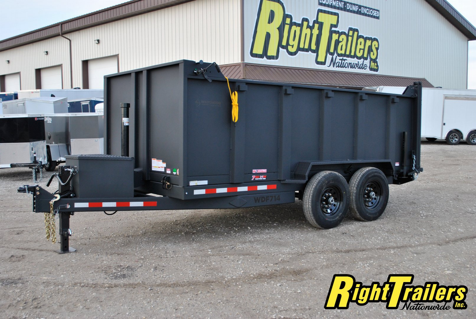 New 2025 7X14 Watchdog Dump Trailer
