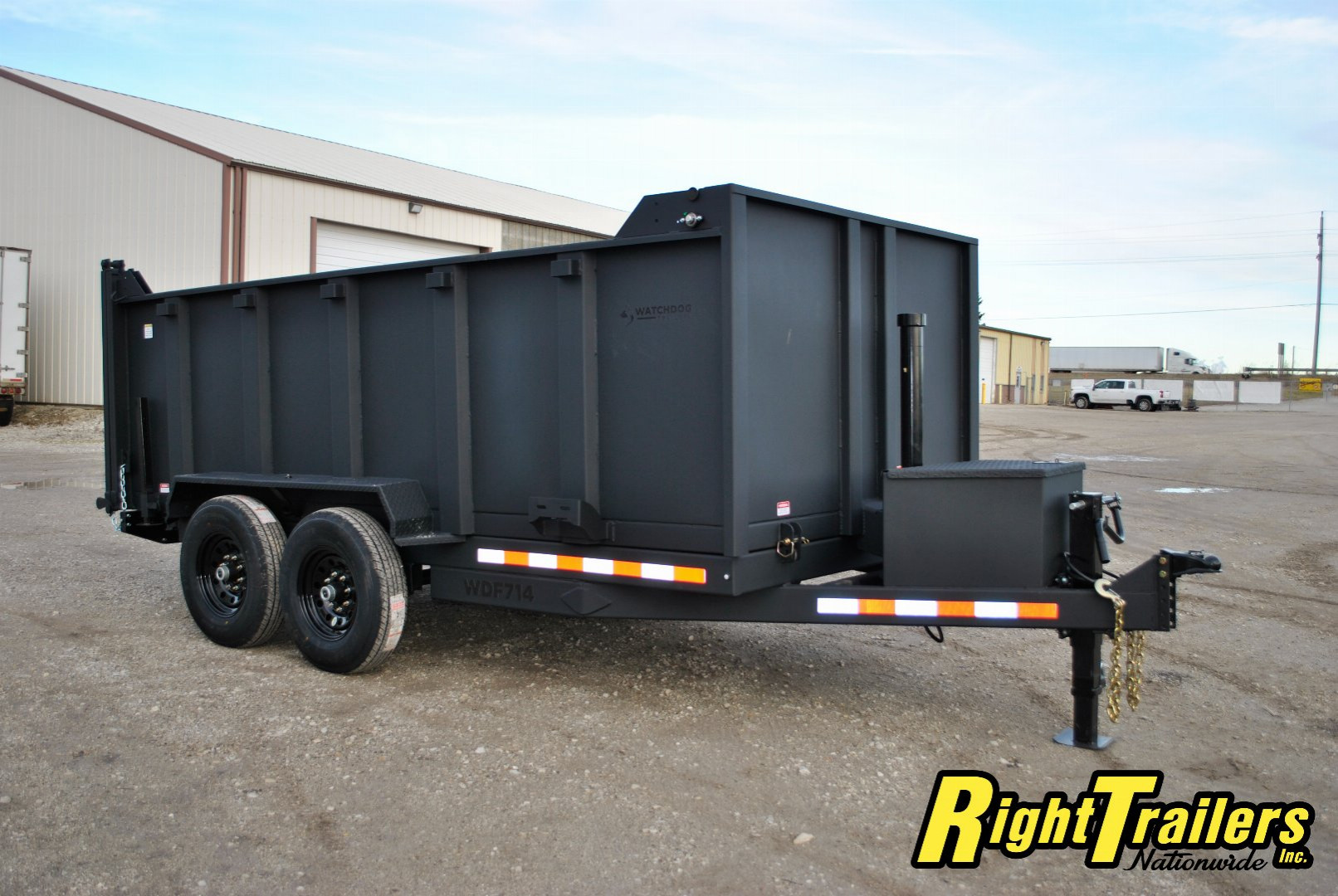 New 2025 7X14 Watchdog Dump Trailer
