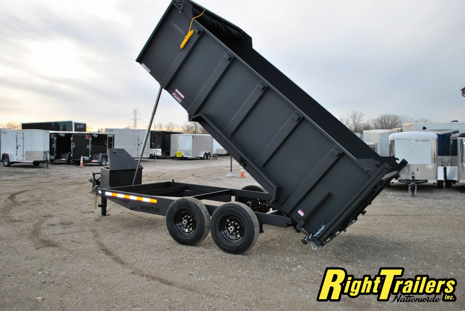 New 2025 7X14 Watchdog Dump Trailer