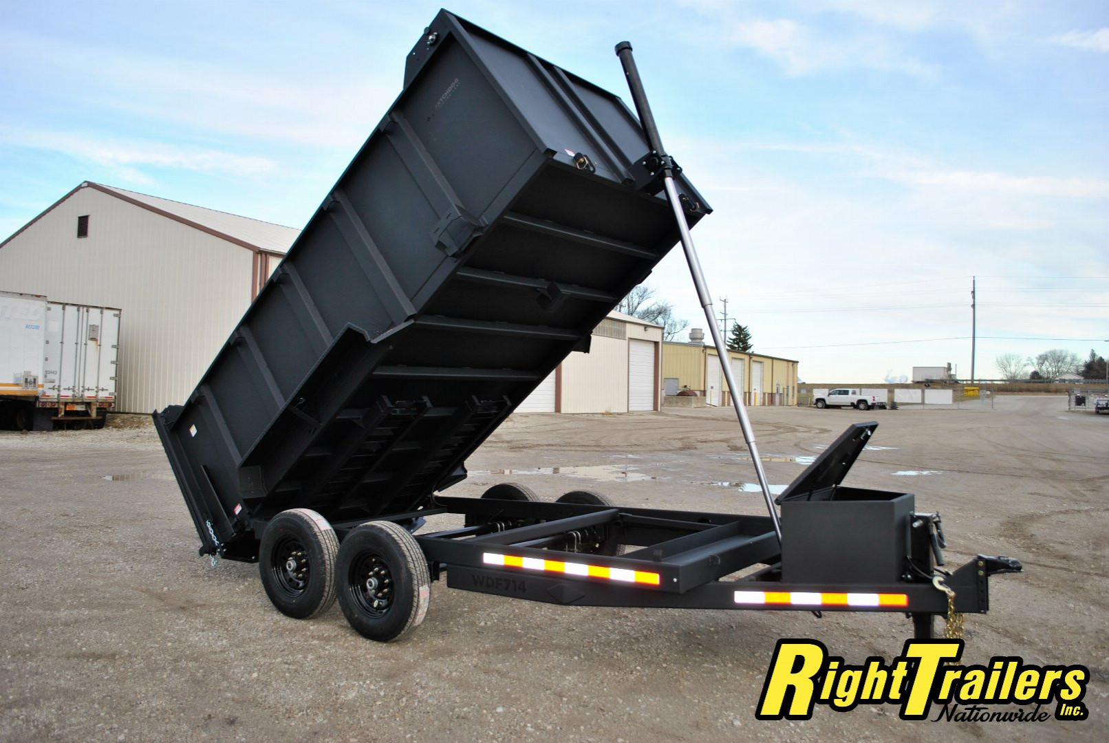 New 2025 7X14 Watchdog Dump Trailer