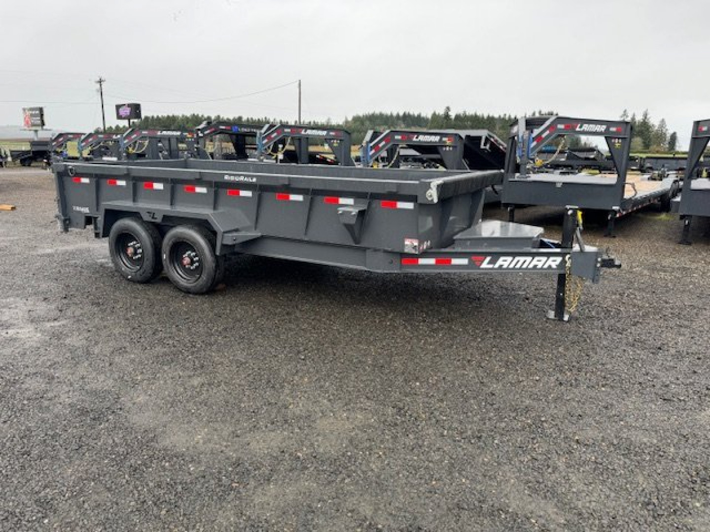 New 2025 Lamar Trailers DL 83X16/16K Dump Trailer 24" SIDES