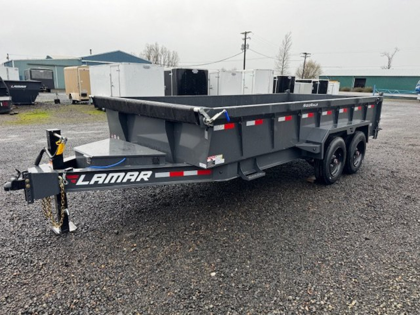 New 2025 Lamar Trailers DL 83X16/16K Dump Trailer 24" SIDES
