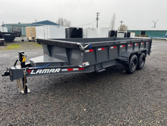New 2025 Lamar Trailers DL 83X16/16K Dump Trailer 24" SIDES