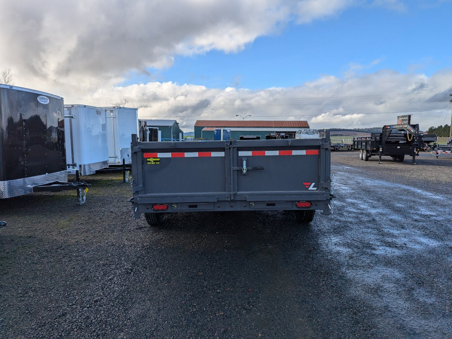 New 2025 Lamar Trailers 83"X16'/16K Dump Trailer 24" SIDES