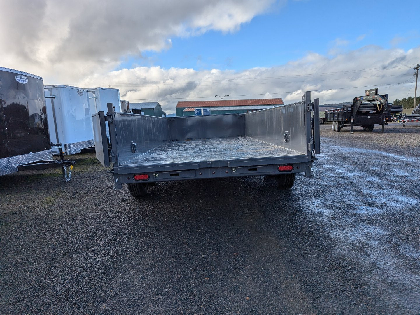 New 2025 Lamar Trailers 83"X16'/16K Dump Trailer 24" SIDES