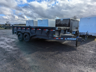 New 2025 Lamar Trailers 83 X16'/16K Dump Trailer 24  SIDES