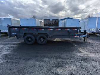 New 2025 Lamar Trailers 83"X16'/16K Dump Trailer 24" SIDES