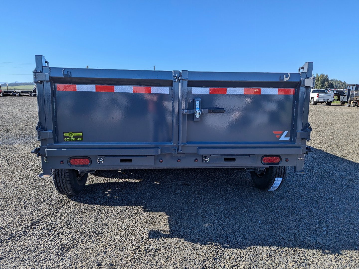 New 2025 Lamar Trailers 83"X16'/21K Dump Trailer 24" SIDES