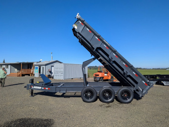 New 2025 Lamar Trailers 83"X16'/21K Dump Trailer 24" SIDES