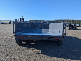 New 2025 Lamar Trailers 83"X16'/21K Dump Trailer 24" SIDES