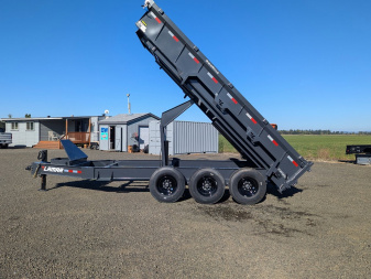 New 2025 Lamar Trailers 83"X16'/21K Dump Trailer 24" SIDES