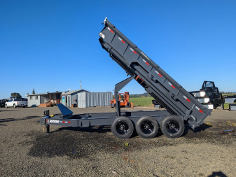 New 2025 Lamar Trailers 83"X16'/21K Dump Trailer 24" SIDES