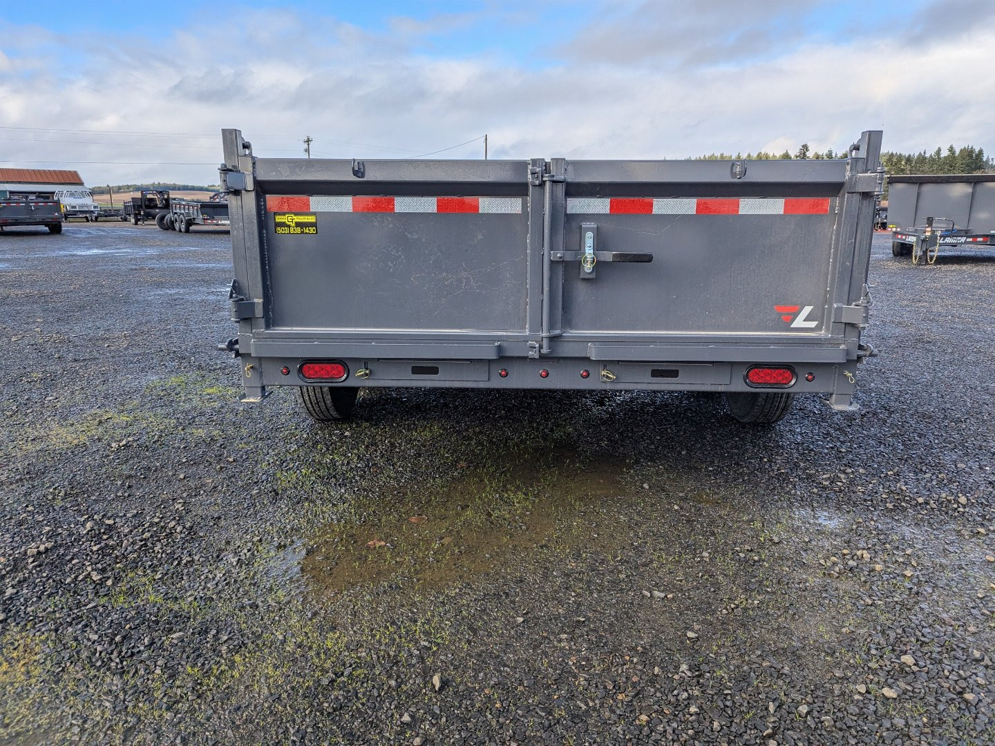 New 2025 Lamar Trailers 83"X14'/14K Dump Trailer 24" SIDES