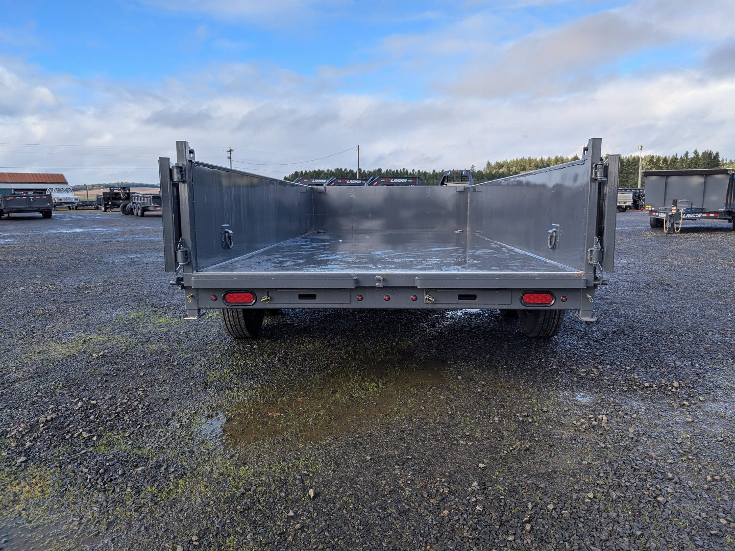 New 2025 Lamar Trailers 83"X14'/14K Dump Trailer 24" SIDES