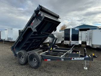 New 2025 Lamar Trailers 77X10/10K Dump Trailer 18" SIDES