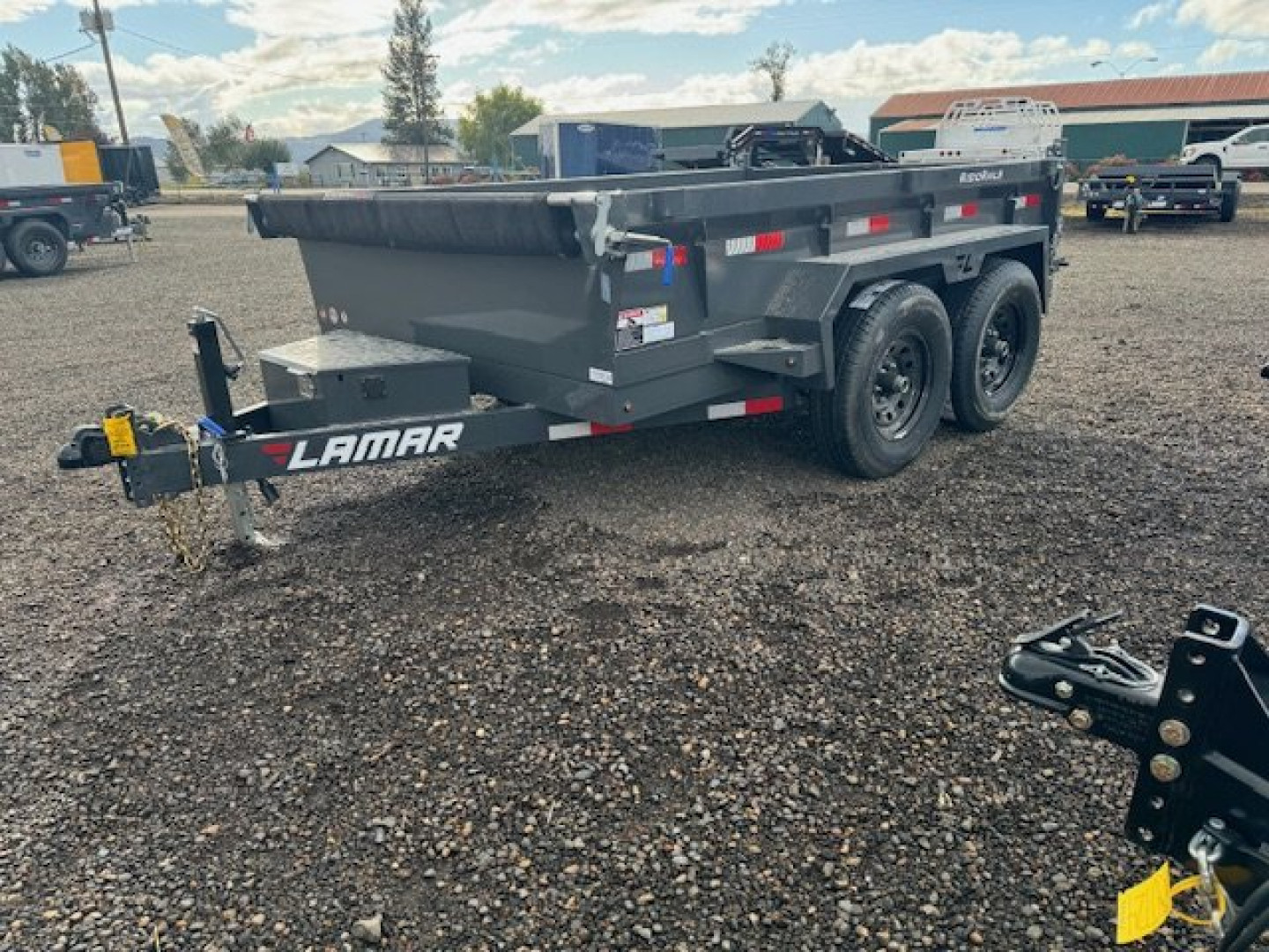 New 2025 Lamar Trailers 77X10/10K Dump Trailer 18" SIDES