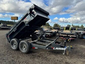 New 2025 Lamar Trailers 77X10/10K Dump Trailer 18" SIDES