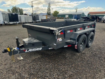 New 2025 Lamar Trailers 77"x10'/10K Dump Trailer 18" SIDES