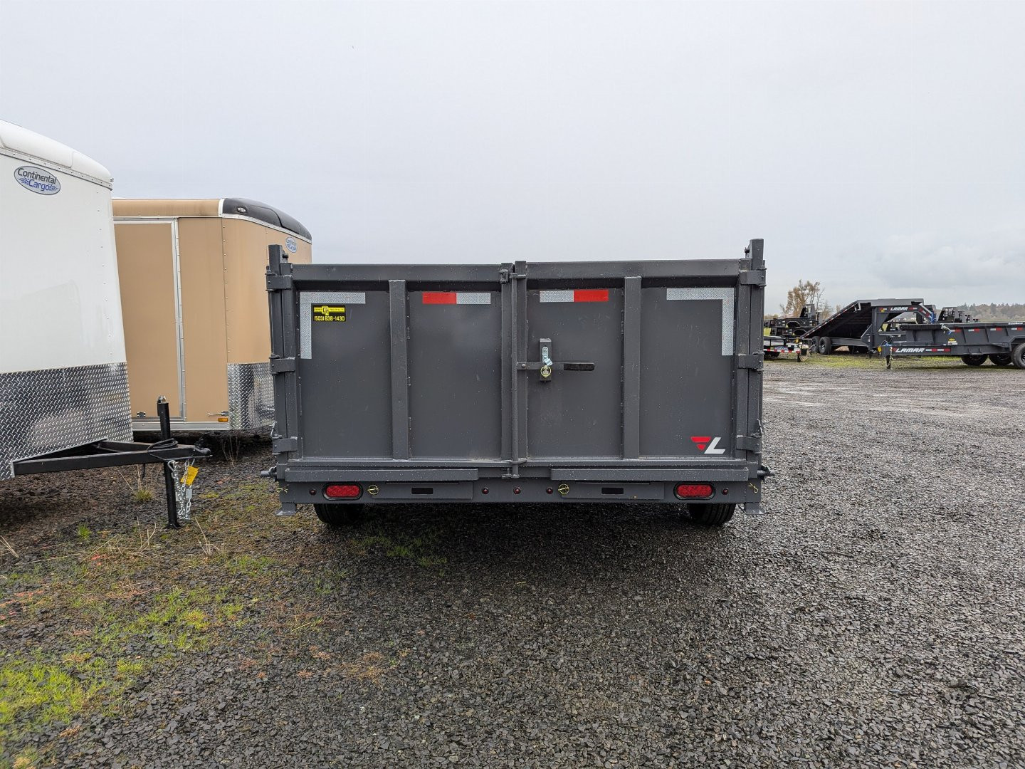 New 2025 Lamar Trailers 83x14/14K Trailer GOOSENECK DUMP