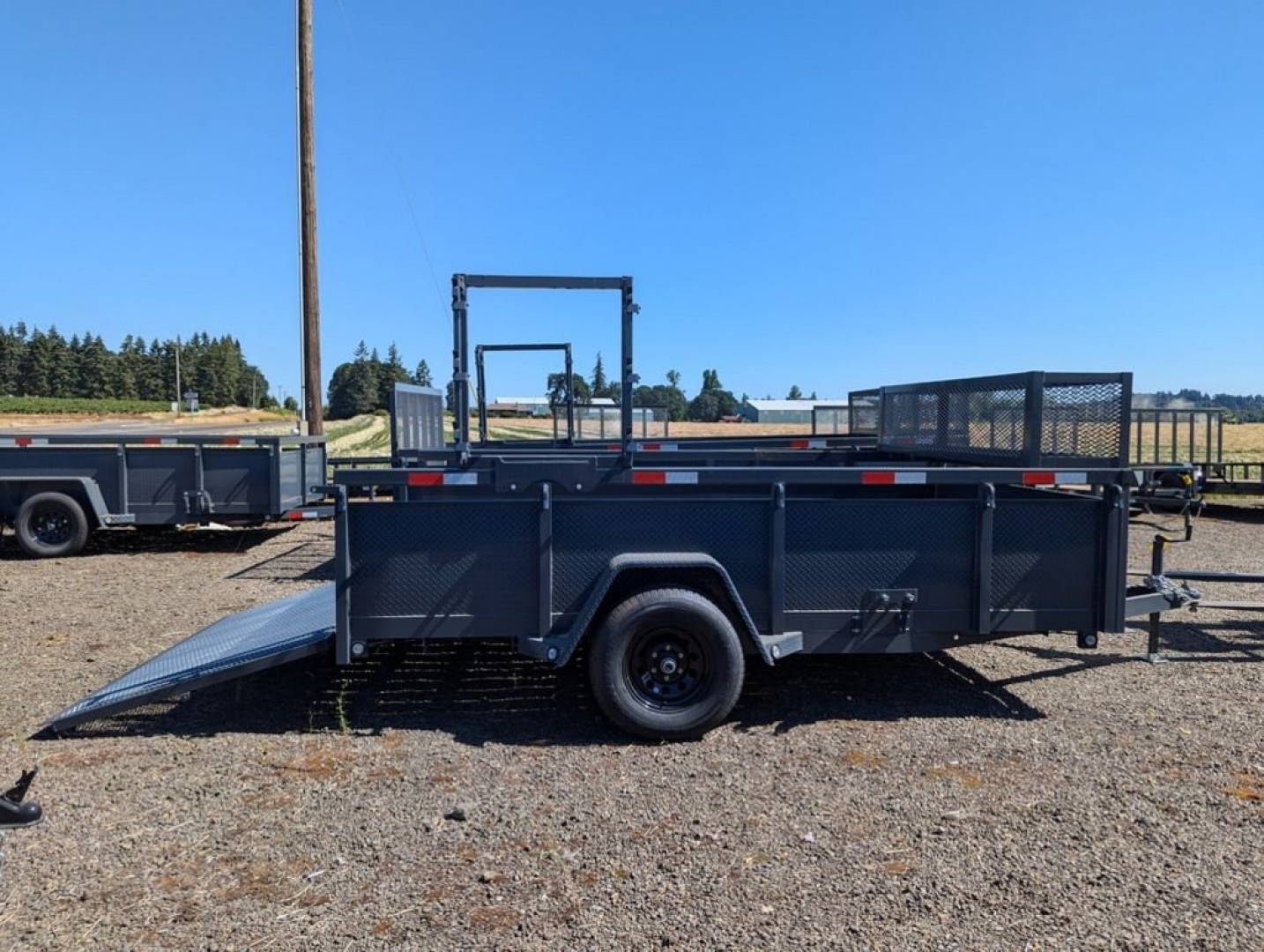 New 2024 Fabform Industries Deluxe Box Trailer DBX712-5KR Utility Trailer