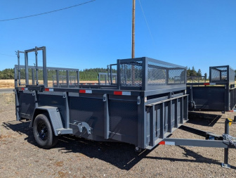 New 2024 Fabform Industries Deluxe Box Trailer DBX712-5KR Utility Trailer