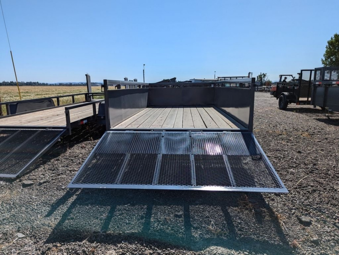 New 2023 Fabform Industries Deluxe Box DBX714-7KR Utility Trailer