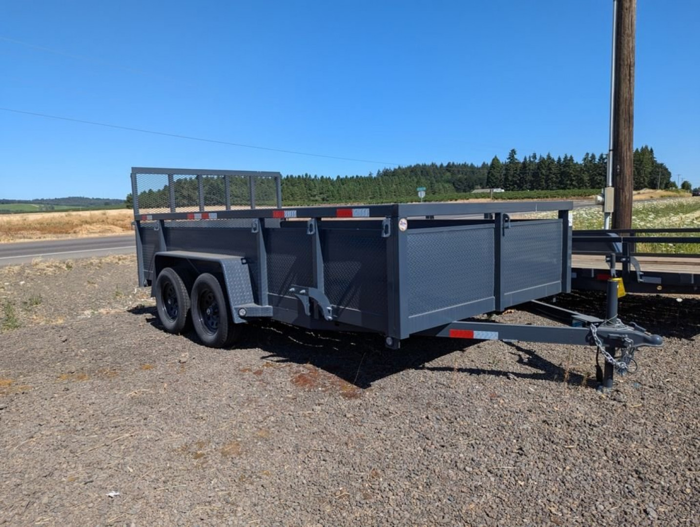 New 2023 Fabform Industries Deluxe Box DBX714-7KR Utility Trailer