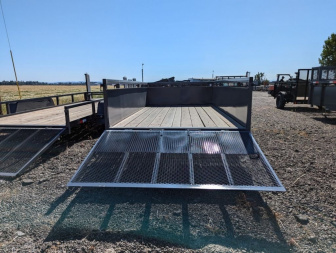 New 2023 Fabform Industries Deluxe Box DBX714-7KR Utility Trailer