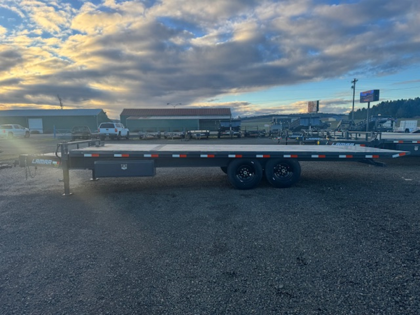 New 2025 LAMAR TRAILERS FA 102" x 24' 14K Tilt Trailer