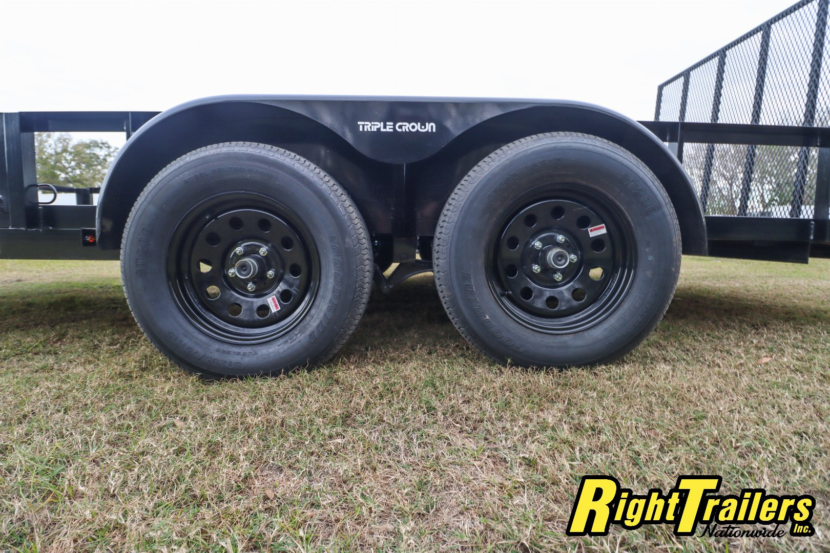 New 2025 7X16 Triple Crown ATV Utility Trailer