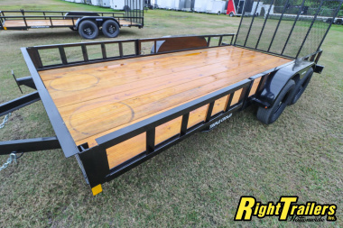 New 2025 7X16 Triple Crown ATV Utility Trailer