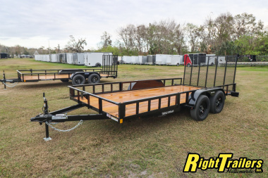 New 2025 7X16 Triple Crown ATV Utility Trailer