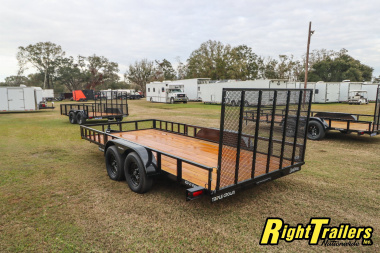 New 2025 7X16 Triple Crown ATV Utility Trailer