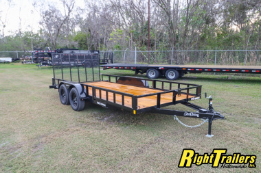 New 2025 7X16 Triple Crown ATV Utility Trailer
