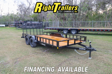 New 2025 7X16 Triple Crown ATV Utility Trailer