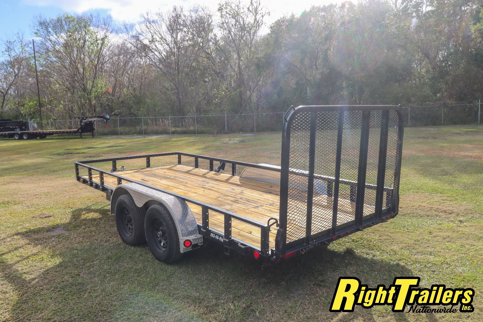 Used 2020 7X16 PJ Utility Trailer